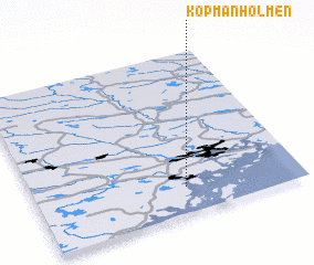 3d view of Köpmanholmen