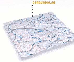 3d view of Cerovo Polje