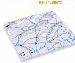 3d view of Veľká Lehota