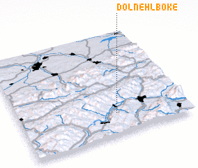 3d view of Dolné Hlboké