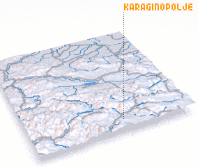 3d view of Karagino Polje