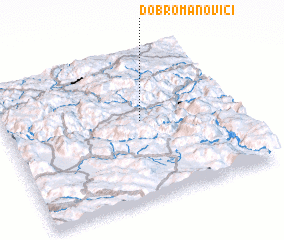 3d view of Dobromanovići