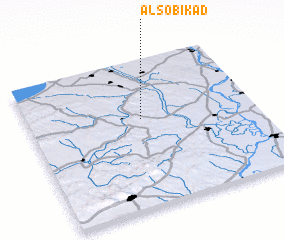 3d view of Alsóbikád