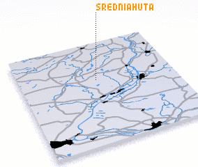 3d view of Średnia Huta