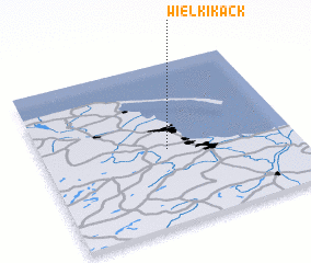 3d view of Wielki Kack