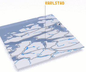 3d view of Karlstad