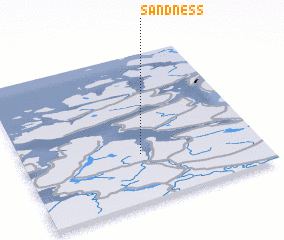 3d view of Sandness