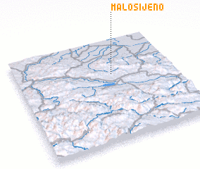 3d view of Malo Sijeno