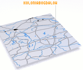 3d view of Kolonia Bogdałów