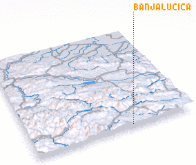 3d view of Banja Lučica