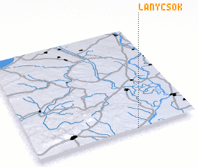 3d view of Lánycsók