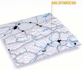 3d view of Dolný Hričov