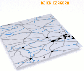 3d view of Dziewicza Góra