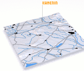 3d view of Kamenín