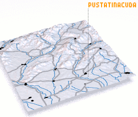 3d view of Pustatina Čuda