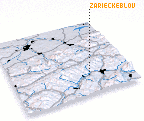 3d view of Zárieč-Keblov