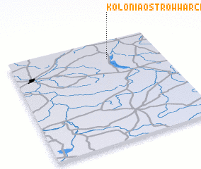 3d view of Kolonia Ostrów Warcki