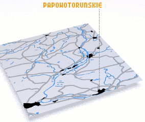 3d view of Papowo Toruńskie