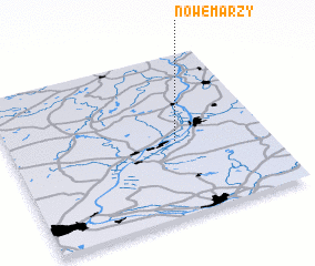 3d view of Nowe Marzy