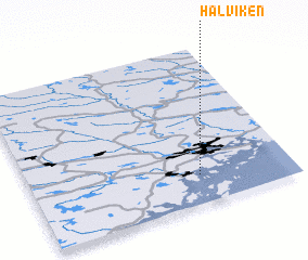 3d view of Hålviken