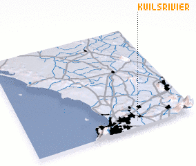 3d view of Kuilsrivier