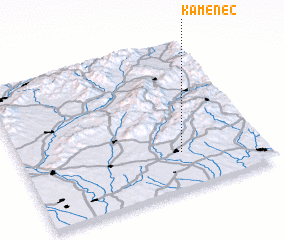 3d view of Kamenec