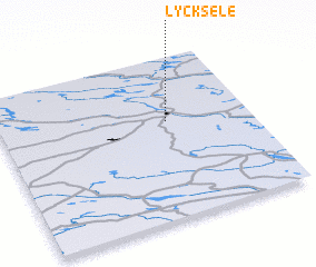 3d view of Lycksele