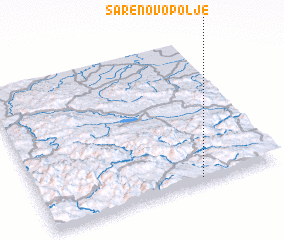 3d view of Šarenovo Polje