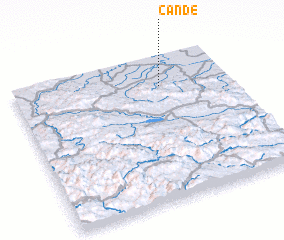 3d view of Čande