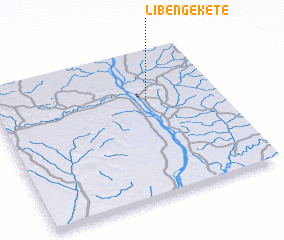 3d view of Libenge-Kete