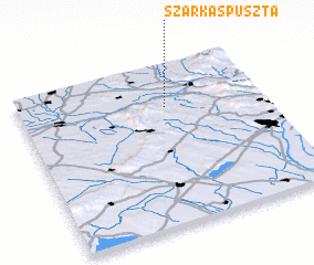 3d view of Szarkáspuszta