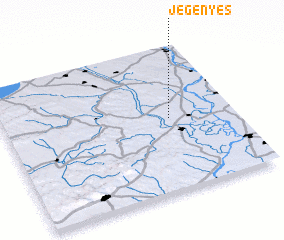 3d view of Jegenyés