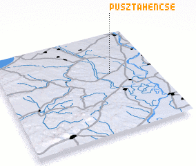 3d view of Pusztahencse