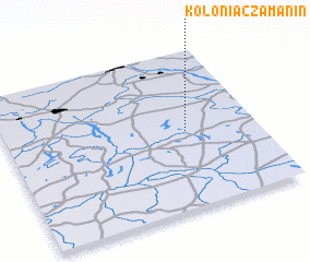 3d view of Kolonia Czamanin