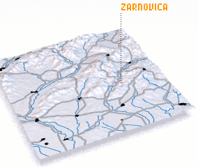 3d view of Žarnovica