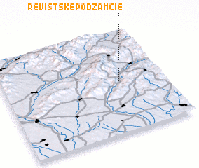 3d view of Revištské Podzámčie