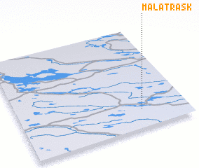 3d view of Malåträsk