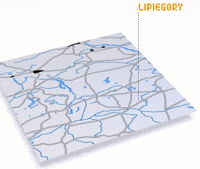 3d view of Lipie Góry