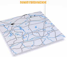 3d view of Nowiny Brdowskie