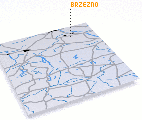 3d view of Brzeźno