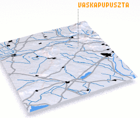 3d view of Vaskapupuszta