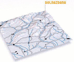 3d view of Dolná Ždaňa