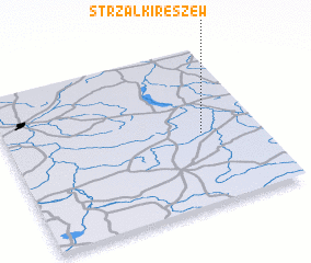 3d view of Strzałki Ręszew