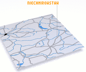 3d view of Niechmirów Staw