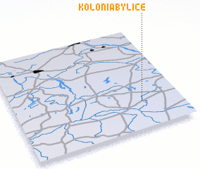 3d view of Kolonia Bylice