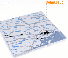 3d view of Sörälvsjö