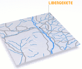 3d view of Libenge-Kete