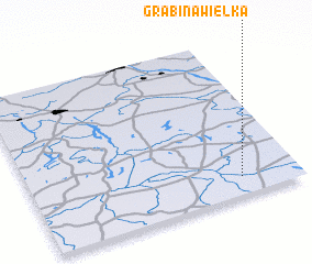 3d view of Grabina Wielka