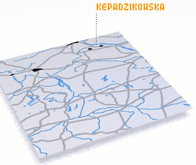 3d view of Kępa Dzikowska