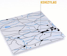 3d view of Księży Las